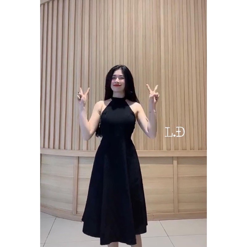 Váy Xoè Cổ Yếm Xinh LĐ