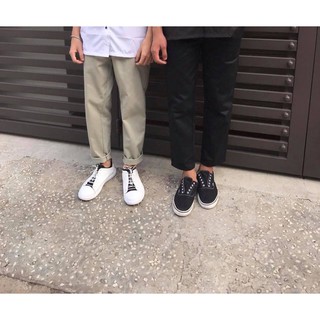 Quần kaki basic màu light tan