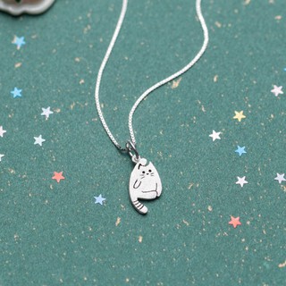 Vòng Cổ - Vòng Cổ Nữ - Dây Chuyền Bạc S925 Cho Nữ Hình Con Mèo Đáng Yêu M-1563