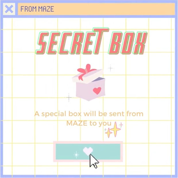 SECRET BOX 2nd version Box phụ kiện trang trí sổ đầy đủ 📦