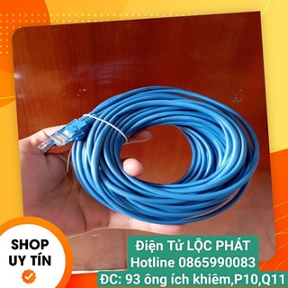 Dây cáp mạng cat5e bấm sẵn 2 đầu 10m 20m 30m 40m 50m - chính hãng