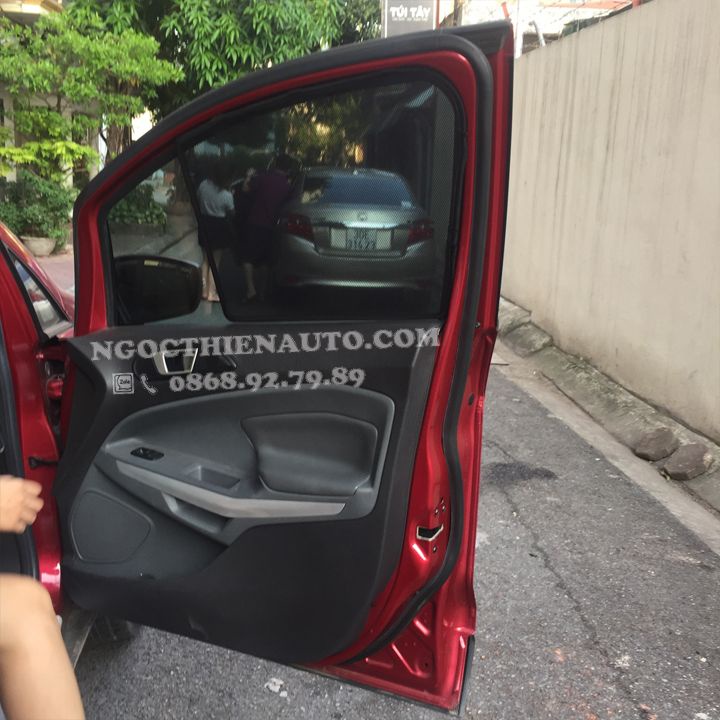 Rèm che nắng ô tô NAM CHÂM theo xe Ford Ecosport ⚡ HÀNG LOẠI 1 - LƯỚI DÀY ⚡ - Combo 4 tấm chắn nắng - VIỆT NAM SẢN XUẤT