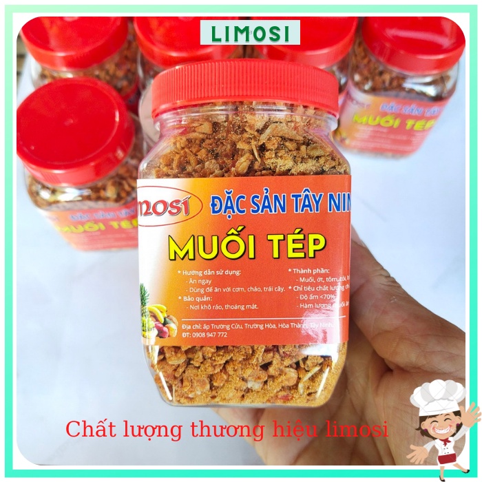 muối tôm tay ninh cay hạt to nguyên con tép sấy thơm ngon loại 1 Limosi KX 53