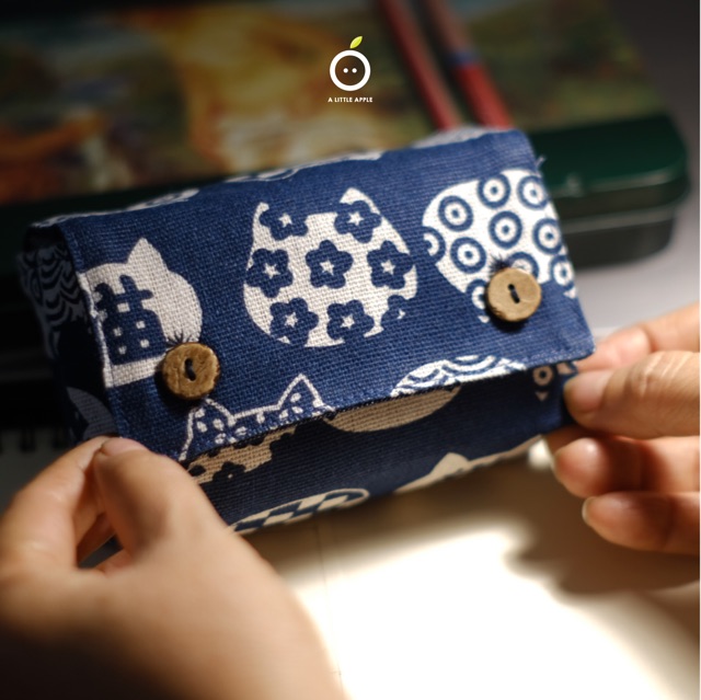 Túi đựng bài TAROT họa tiết Mèo/Jean || Kích thước 12*7*4 cm