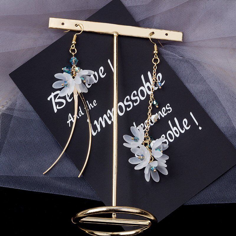 Bông Tai Hoa Tua Rua Thời Trang Nữ Tính