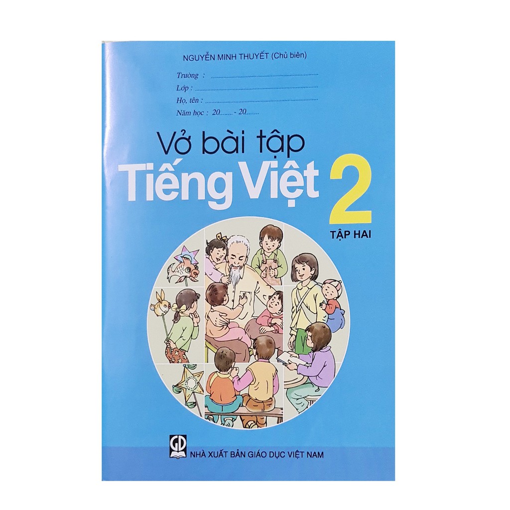 Sách-Vở Bài Tập Tiếng Việt Lớp 2 Tập 2 +1bút chì