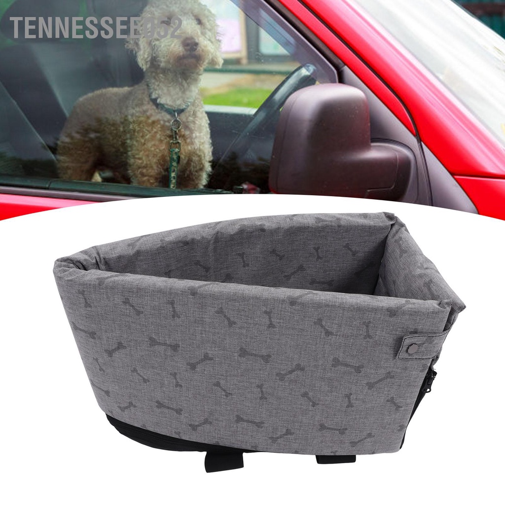 Tennessee052 Chỗ ngồi trên xe hơi của Pet Nest Thoải mái có thể gập lại dễ dàng Vệ sinh Ghế an toàn cho thú cưng đệm bên trong chó nhỏ Mèo