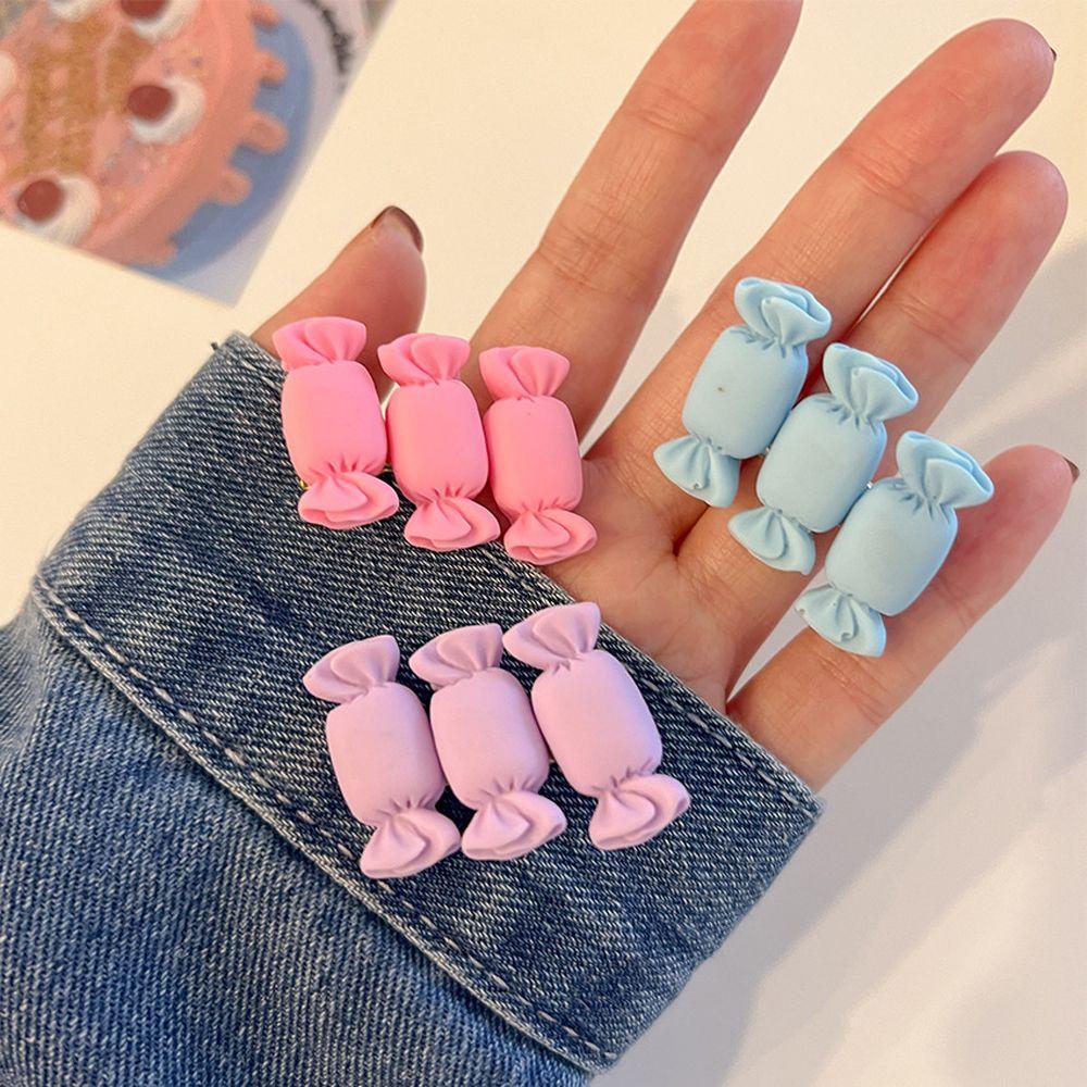Kẹp Tóc BB Hình Kẹo Nhiều Màu Dễ Thương Thanh Lịch Kiểu Nhật Bản Dành Cho Nữ 3
