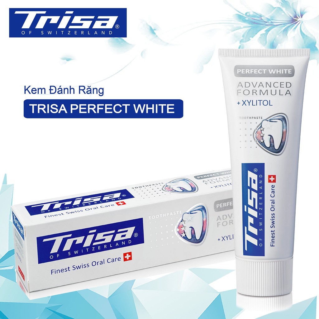 Kem Đánh Răng Trisa Perfect White 75ml Từ Thụy Sỹ