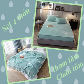 SÉT THẢM TĂM , CHĂN TĂM