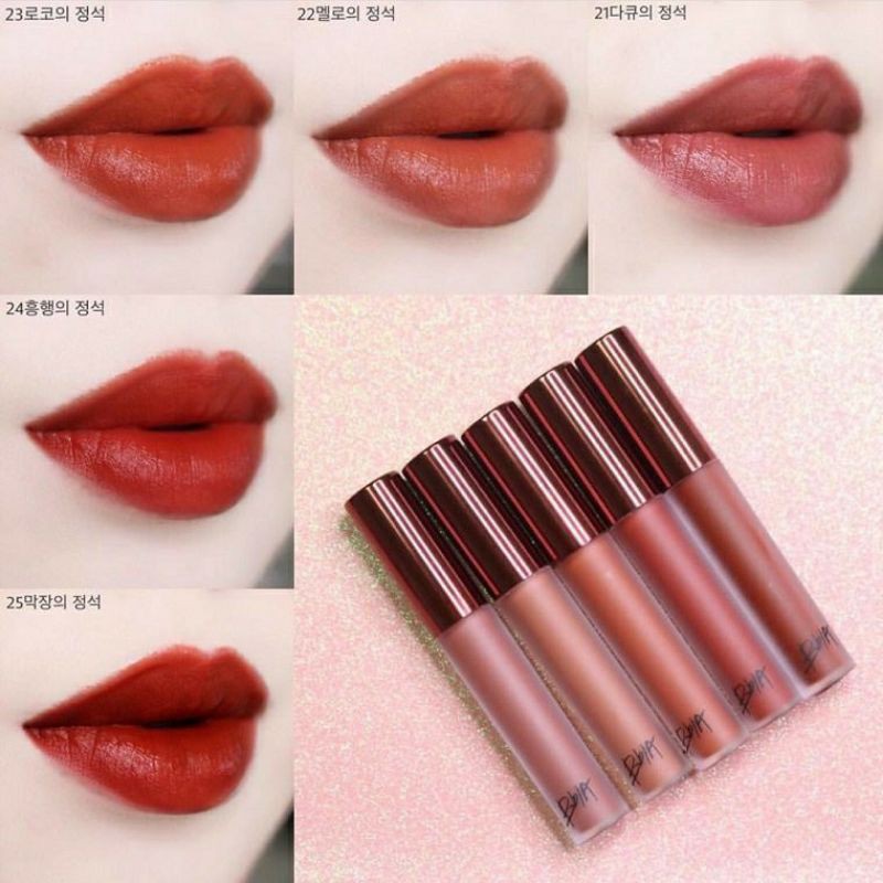 [AUTH] - Son kem lì BBIA Last Velvet Lip Tint màu 25 - Version 5 - Hàn Quốc