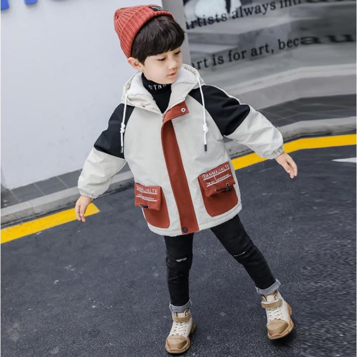 Áo khoác phao bé trai 3 tuổi trở lên - áo khoác trẻ em mùa đông hàng xịn xuất khẩu hàn quốc 2021 hàng Quảng Châu