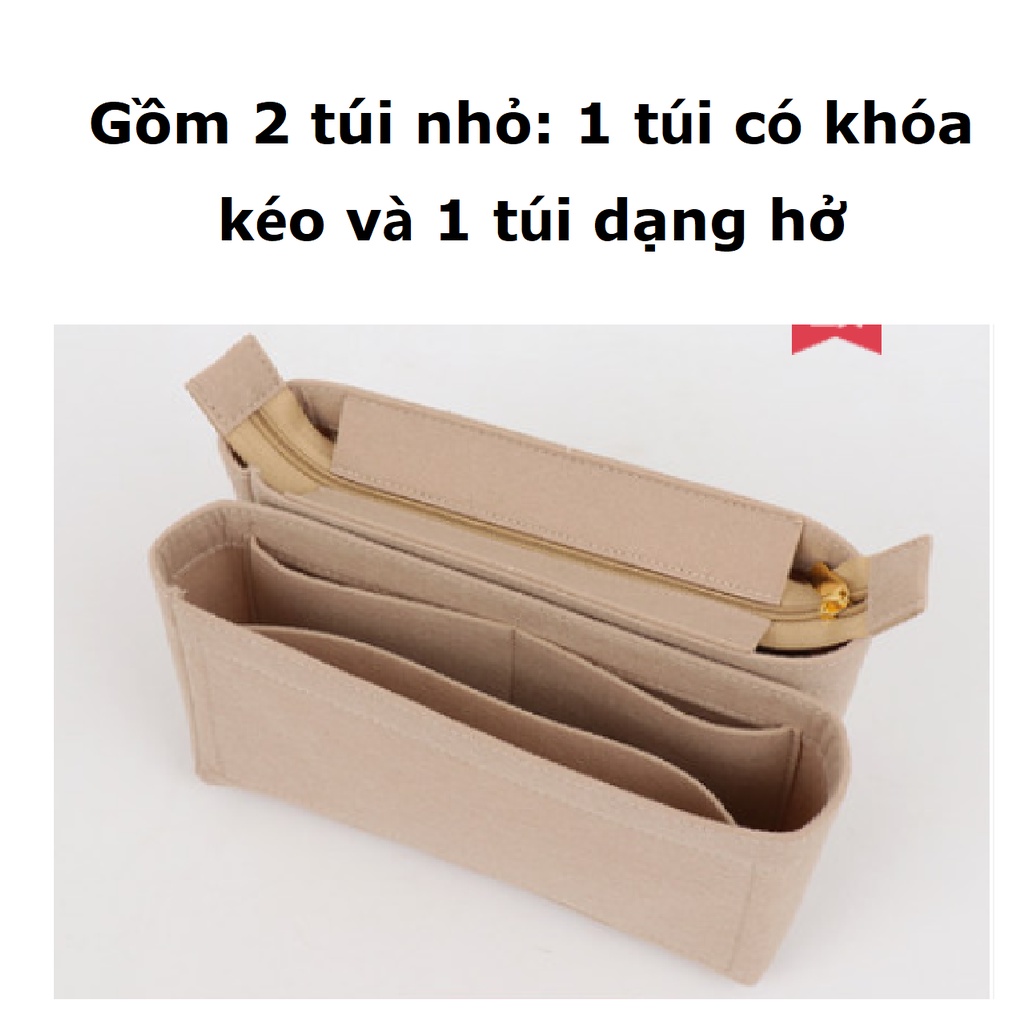 Lót/ruột túi LV NEONOE giúp giữ form túi