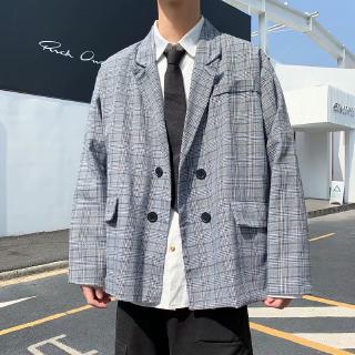 Áo Khoác Vest Sọc Caro Thời Trang Nam