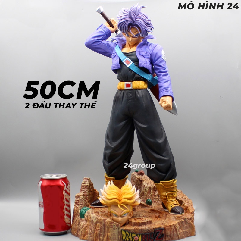 Mô hình cao cấp TRUNKS chiến binh tương lai ca lích nhân vật figure tượng dragon ball trunk cỡ lớn ssj 2 đầu msp