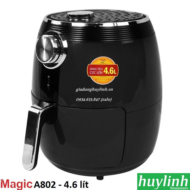 Nồi chiên không dầu Magic Korea A802 - 4.6 lít - 1500W