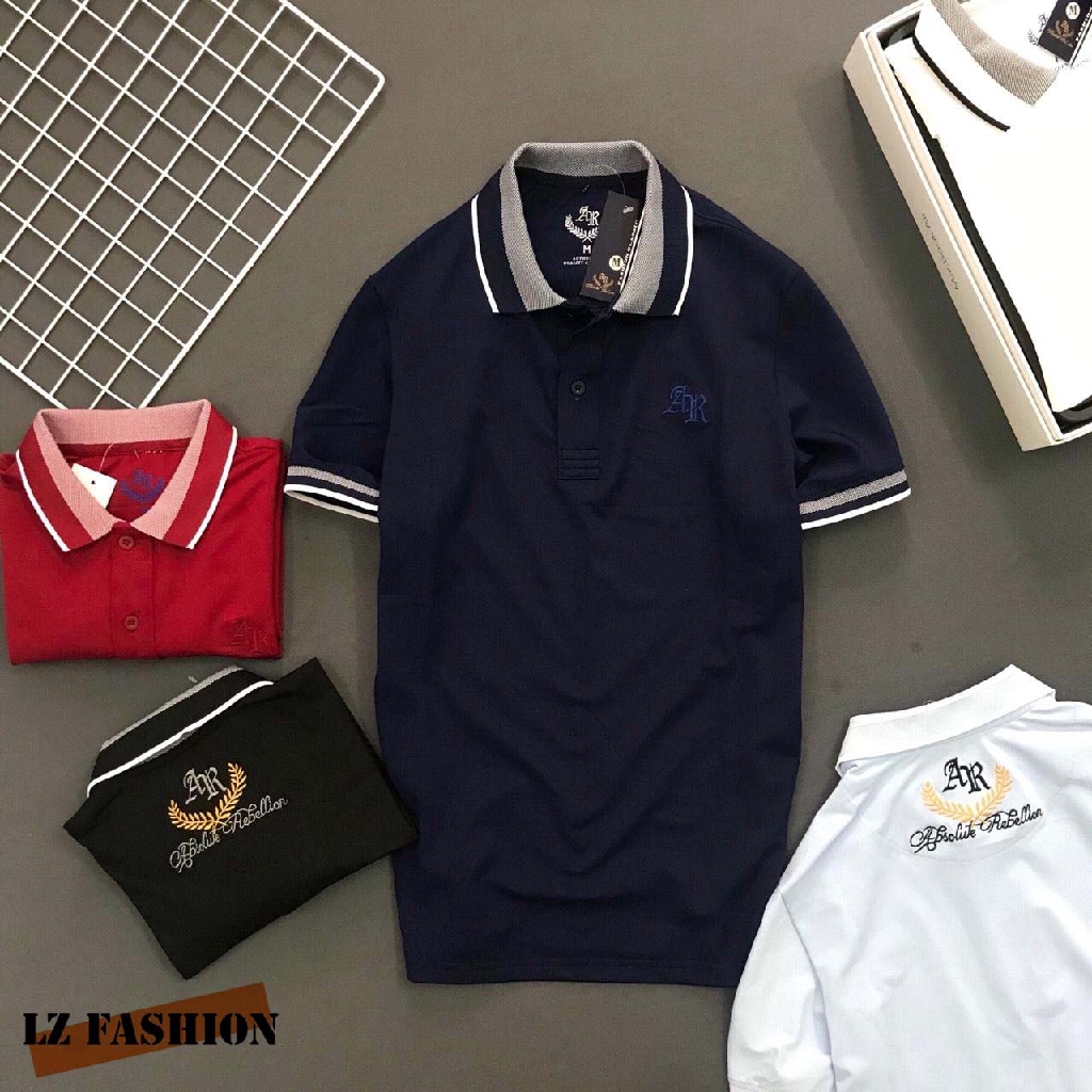 Áo thun nam có cổ ar hoạ tiết thêu cao cấp cực đẹp - LZ FASHION - PS091 | BigBuy360 - bigbuy360.vn