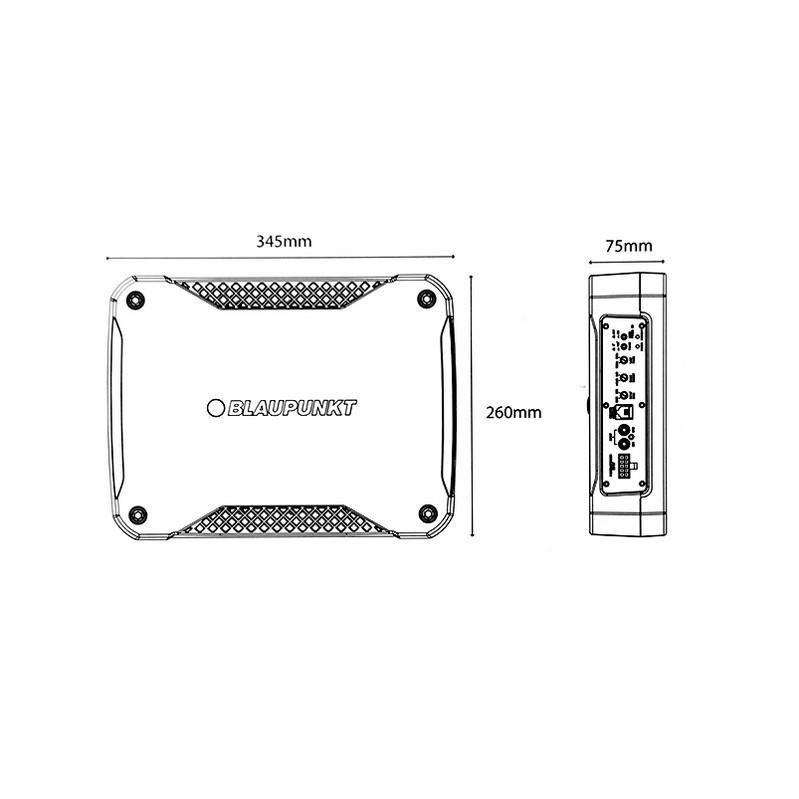 Loa sub gầm ghế ô tô Blaupunkt XLF 180A bảo hành 12 tTháng
