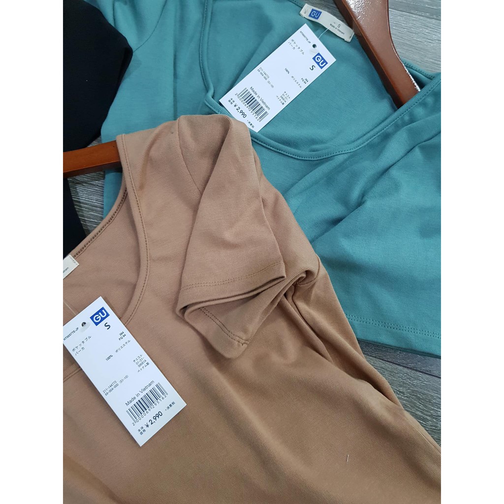 Váy thun body 03 màu cổ vuông - chất thun cotton thoải mái