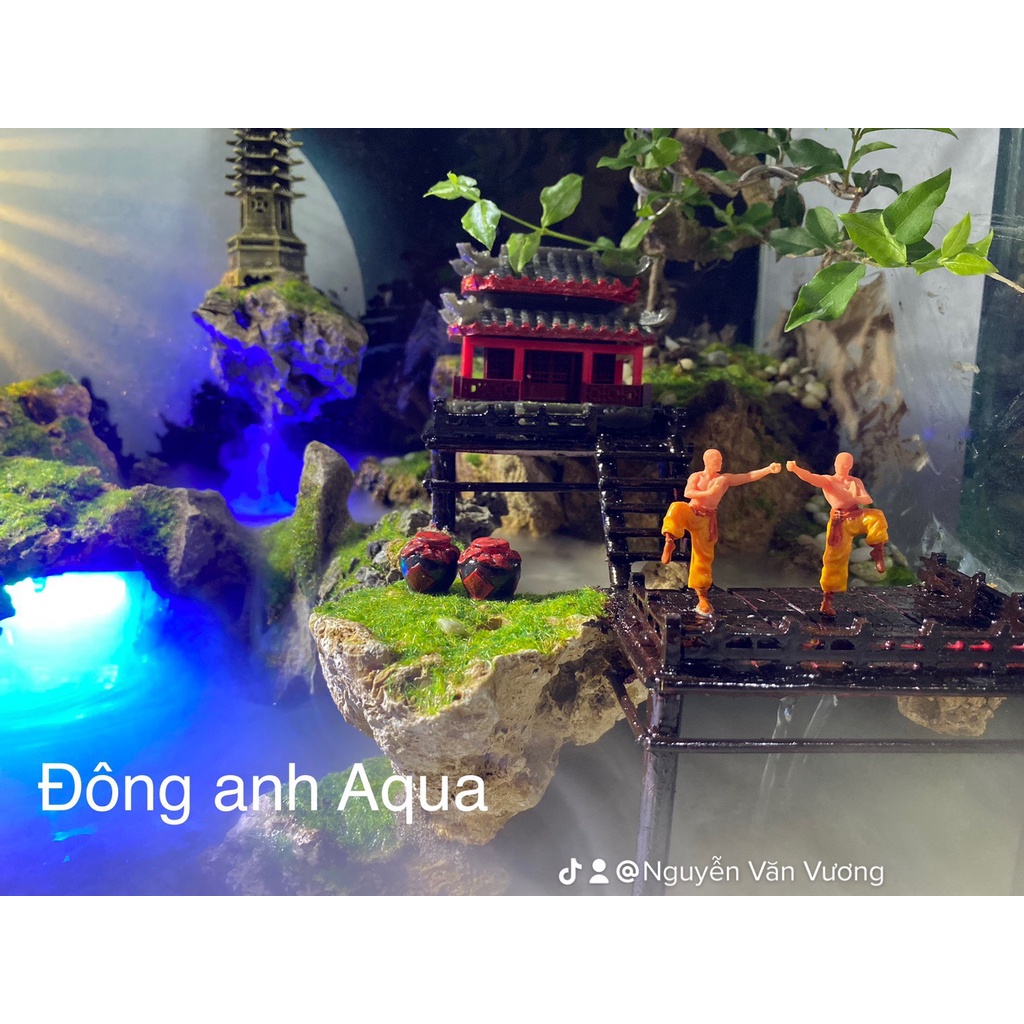 Tiểu cảnh chum mini, phụ kiện trang trí bể cá, thuỷ sinh, sân vườn, hòn non bộ