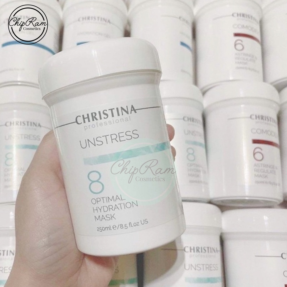 Mặt nạ cấp ẩm phục hồi da tức thì Unstress 8 Optimal Hydration Mask 250ml