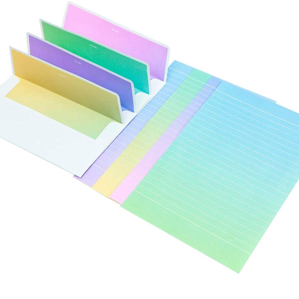 Giấy Viết Chữ / Cầu Vồng Màu Gradient Dành Cho Học Sinh