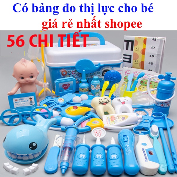 Đồ chơi bác sĩ 56 chi tiết, đồ chơi cho bé hàng loại đẹp