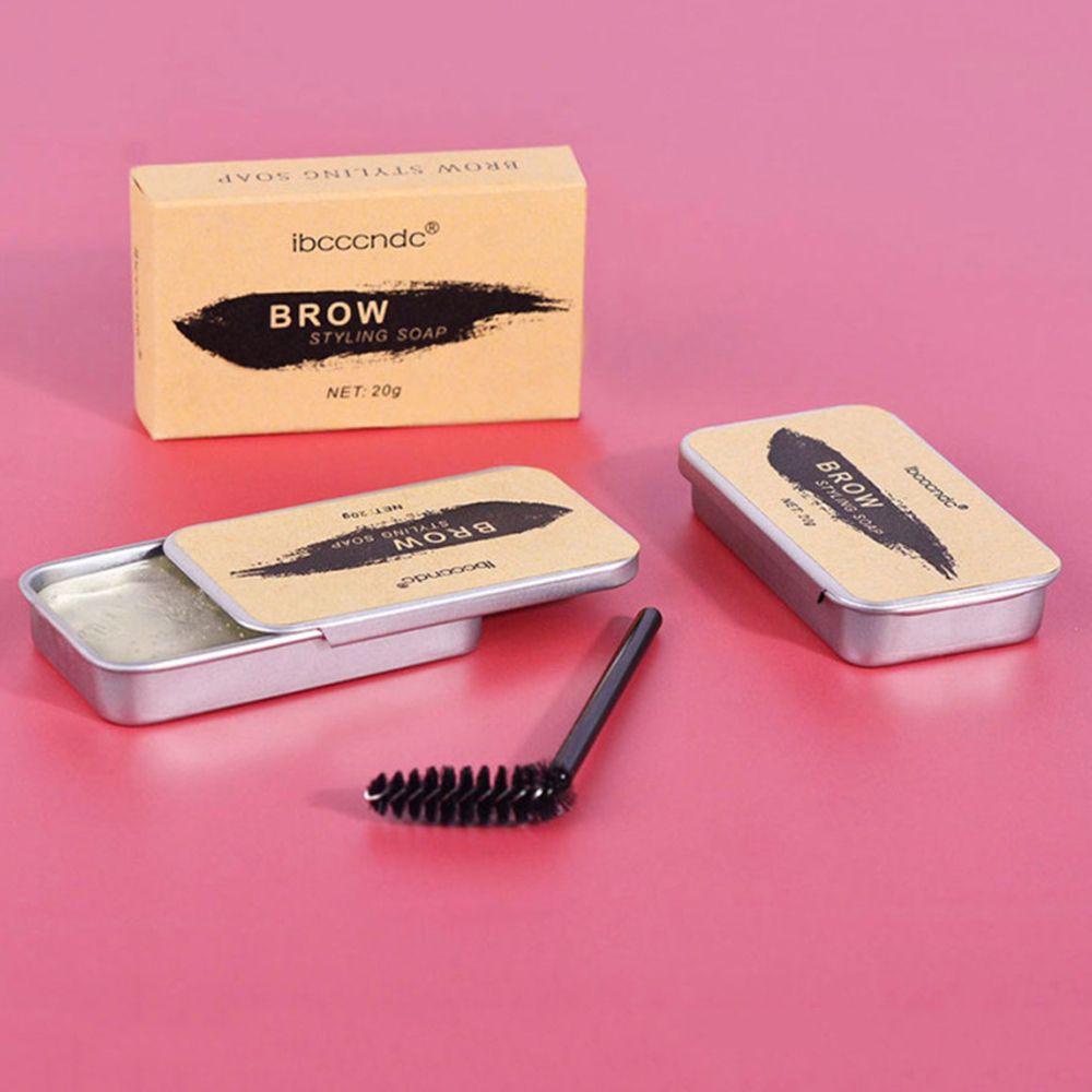 Xà Phòng Tạo Kiểu Lông Mày 3D Tự Nhiên Lâu Trôi Kèm Cọ Tiện Dụng