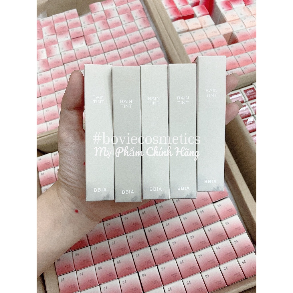Son tint bóng Bbia Rain Tint 01 02 03 04 05