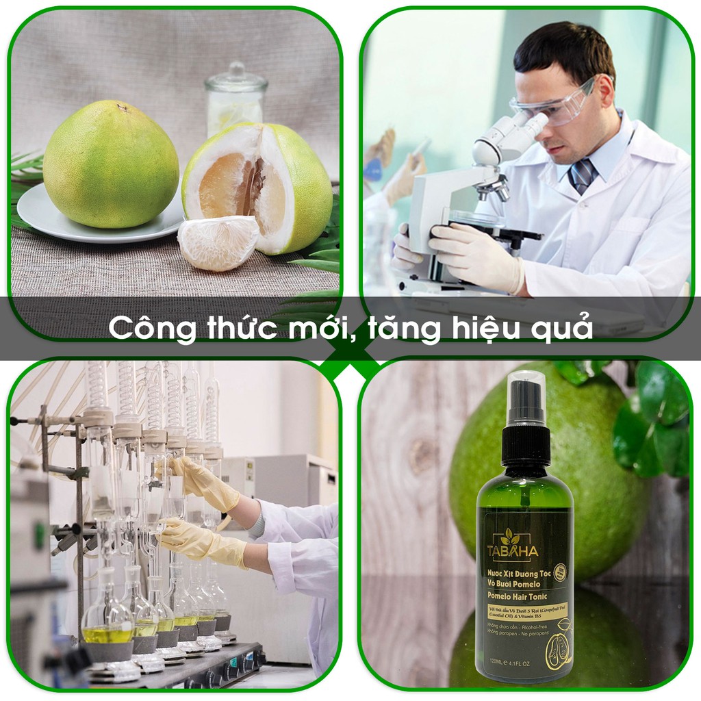 Tinh dầu bưởi mọc tóc nhanh cho Nam giới Tabaha pomelo hair tonic 120ml