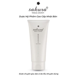 Sữa Rửa Mặt Dành Cho Da Nhờn Mụn SAKURA DEEP PURIFYING CLEANSING FOAM