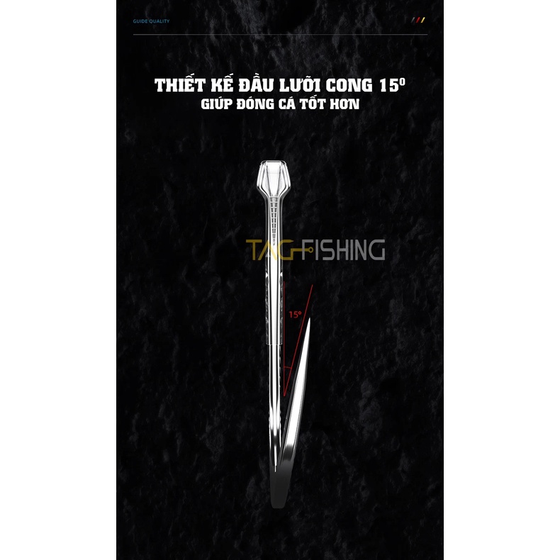 Lưỡi guide săn hàng -Vảy rồng