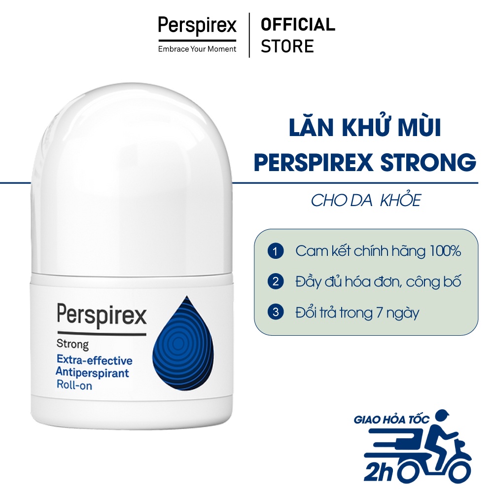 Lăn Khử Mùi Perspirex Strong Dành Cho Người Nặng Mùi Và Nhiều Mồ Hôi 20ml