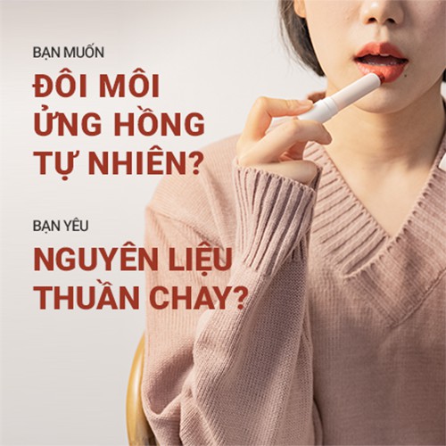 Son dưỡng môi có màu innisfree Simple label Lip Color Balm 3.2g