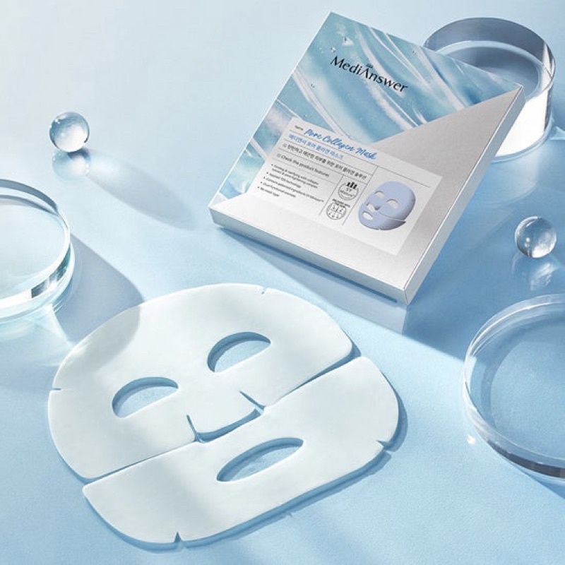 Mặt nạ cung cấp Collagen và giúp thu nhỏ lỗ chân lông Medianswer Pore Collagen Mask hộp 5 miếng