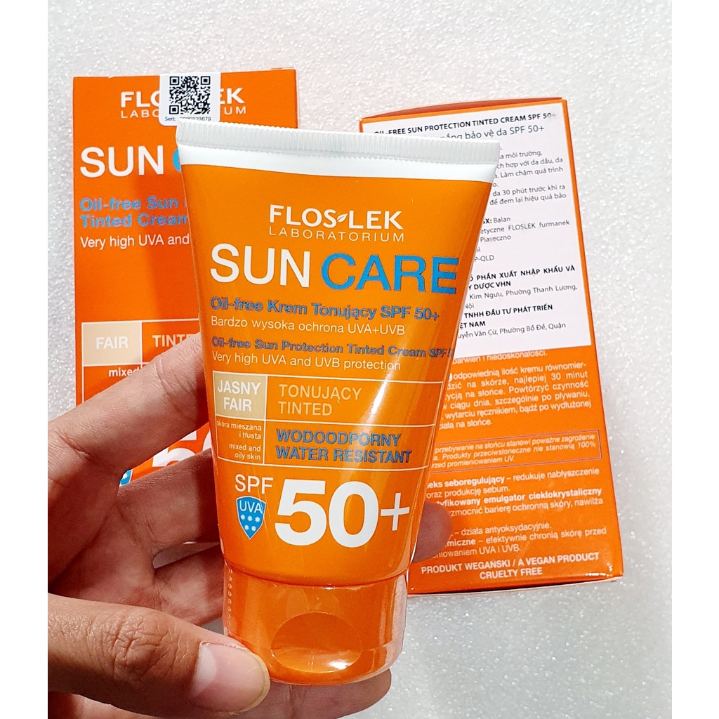 Kem Chống Nắng Floslek - Kiểm Soát Dầu SPF 50+