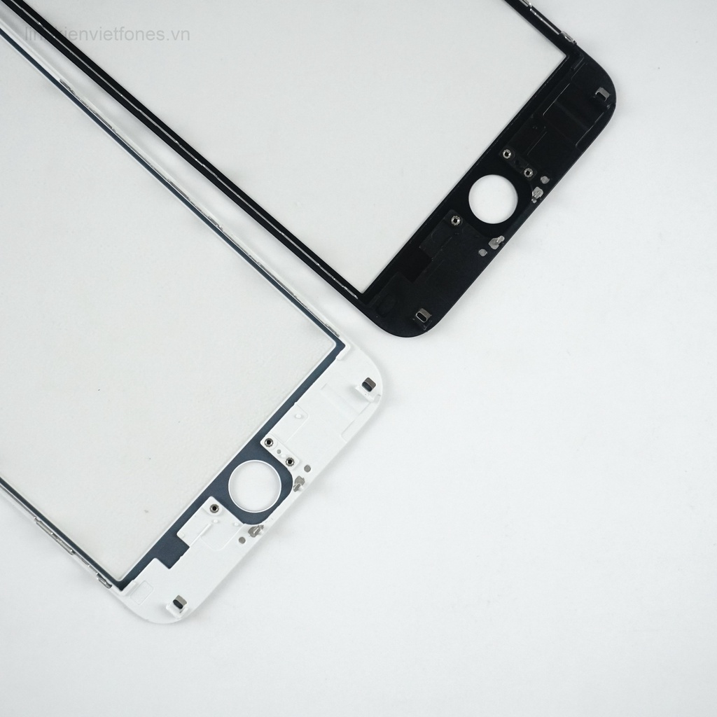 Mặt kính Liền Ron Ép Kính iP6 Plus (Trắng/ Đen)