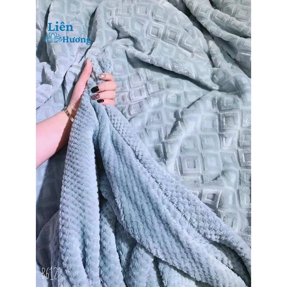 Chăn lông thỏ hàng nhập cao cấp, mền long thỏ siêu mềm mịn, chăn kích thước 2mx2m3