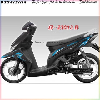 Tem rời Click 110. Chỉ xanh trắng đen. Thay đổi màu sắc và chi tiết theo yêu cầu. Sắc nét, bền màu, độ bền cao