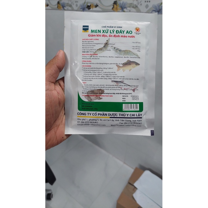 Men Vi Sinh Xử Lý Đáy Ao Phân Hủy Thức Ăn Và Đánh Tiêu Phân Ốc  lươn Thải Ra Dưới Nền Đáy Ao Làm Sạch Nguồn Nước