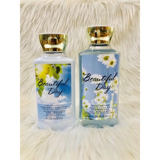 Sữa tắm và dưỡng thể bath & body works beautiful day 295ml