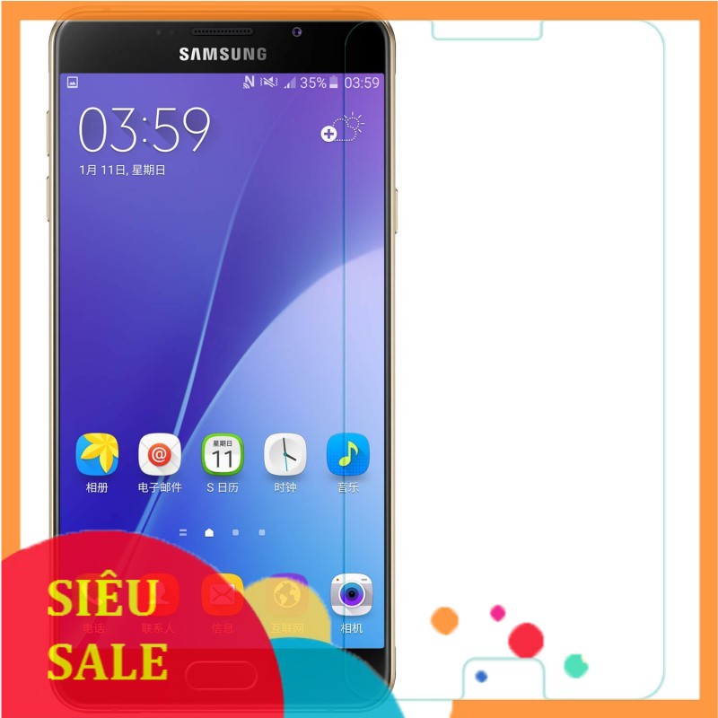 Tấm dán kính cường lực Samsung Galaxy A3 2016 A3100, A5 2016, A7 2016 hiệu Glass Pro - Không full màn hình