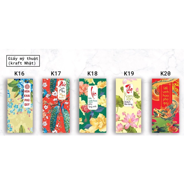 Combo 100 bao lì xì tết 2020