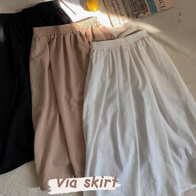 VIVI SKIRT - CHÂN VÁY DÁNG DÀI TRƠN
