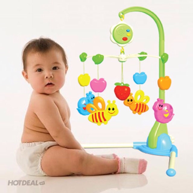 Treo nôi khu vườn của bé 2 trong 1 có nhạc