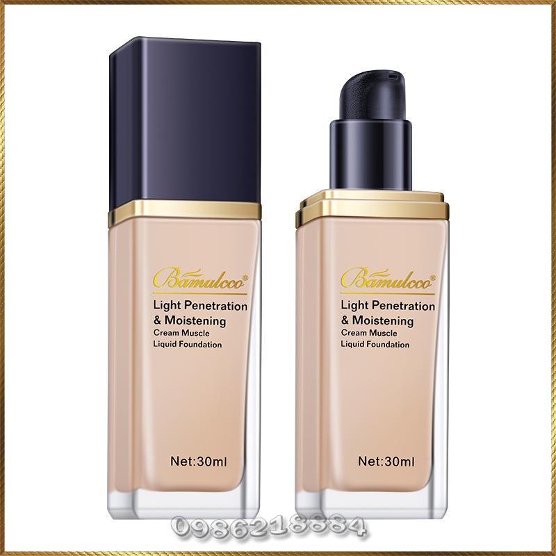 Kem nền che khuyết Bamulcco Liquid Foundation kiểm soát dầu chống thấm lâu trôi B0900