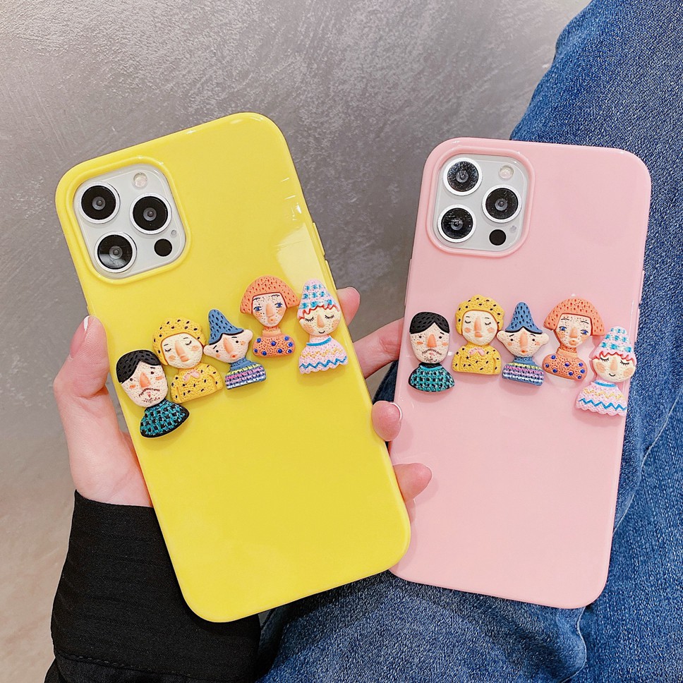 Ốp Điện Thoại In Hình Chú Hề 3D Cho Iphone 13 12 pro max 11 pro max ins 3D Clowns Iphone 7 8 plus x xr xs max
