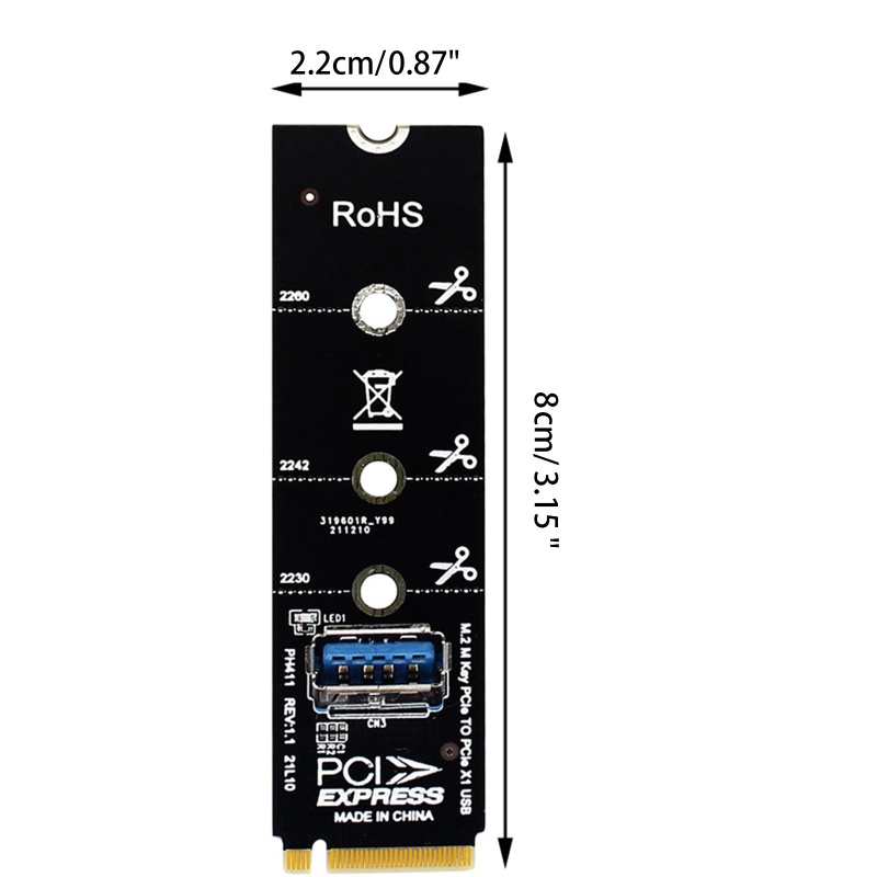 Thẻ Chuyển Đổi M 2 Sang USB 3 0 M2 Chuyên Dụng Cho Key to USB3 0