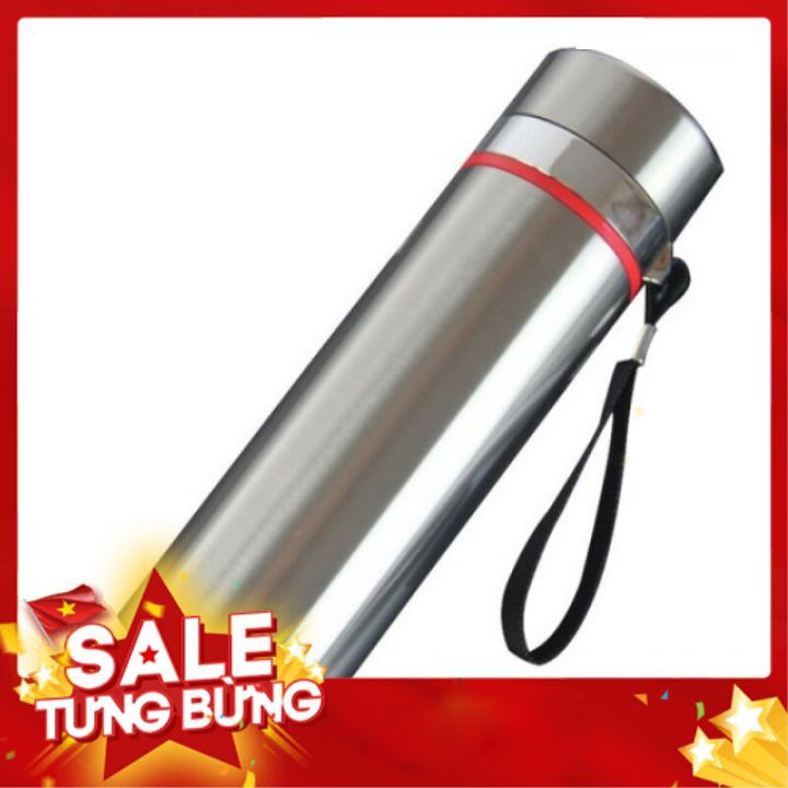 [Giữ Nhiệt 12h] Bình Nước Giữ Nhiệt Inox 2 Lớp Cao Cấp Sang Trọng 1000ml Có Lõi Lọc Trà