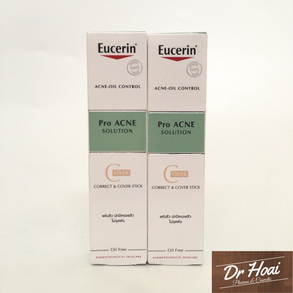 [Chính Hãng] Kem, Bút Che Khuyết Điểm EUCERIN Pro Acne Correct & Cover Stick - Giảm Mụn, Mờ Thâm 2g | BigBuy360 - bigbuy360.vn